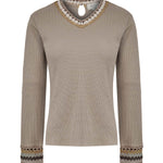 Polera Algodón Orgánico Mujer Pine Café Rockford