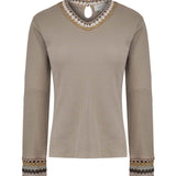 Polera Algodón Orgánico Mujer Pine Café Rockford