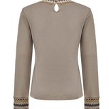 Polera Algodón Orgánico Mujer Pine Café Rockford