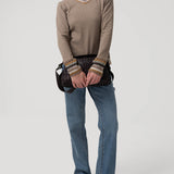 Polera Algodón Orgánico Mujer Pine Café Rockford