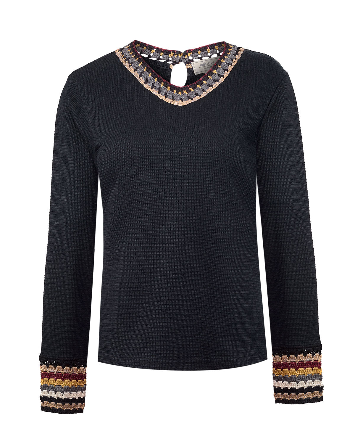 Polera Algodón Orgánico Mujer Pine Azul Rockford