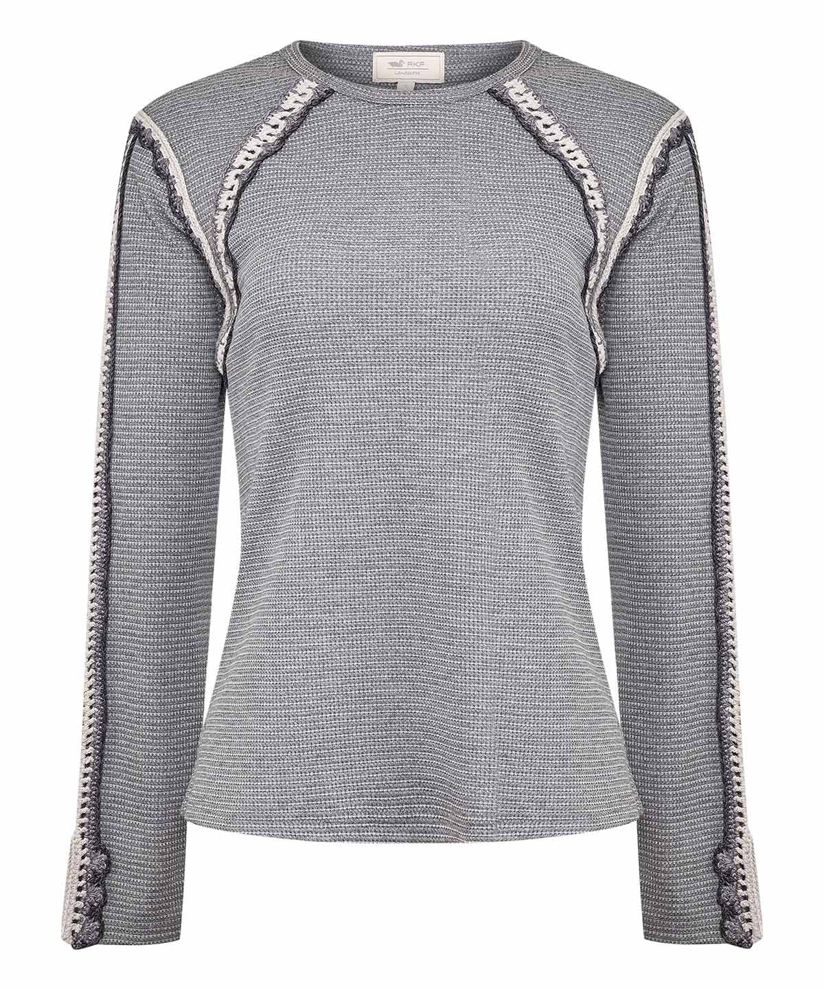 Polera Algodón Orgánico Mujer Cripa Gris Rockford