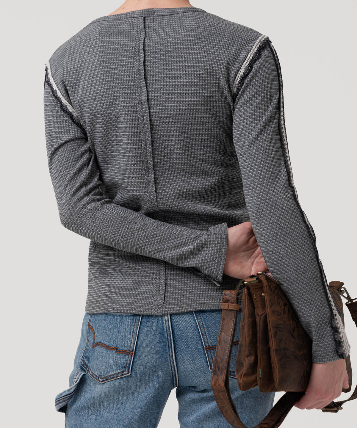 Polera Algodón Orgánico Mujer Cripa Gris Rockford