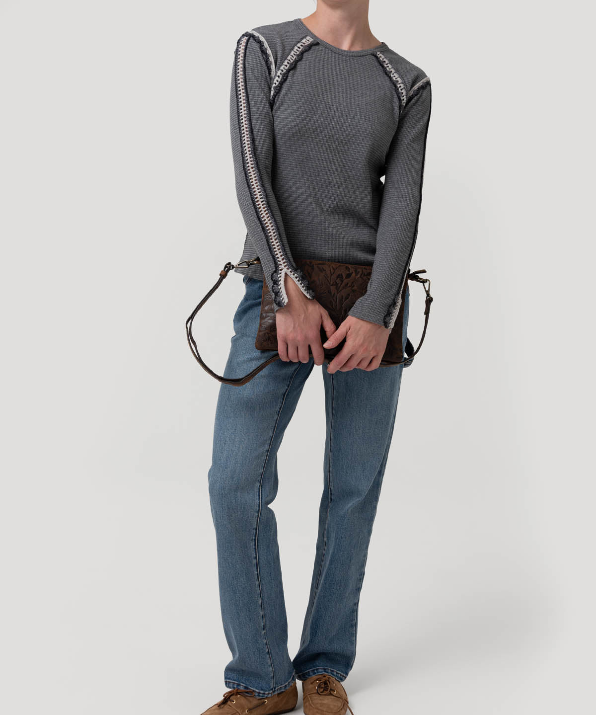 Polera Algodón Orgánico Mujer Cripa Gris Rockford