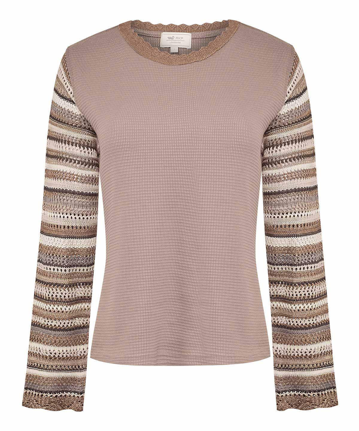 Polera Algodón Orgánico Mujer Acacia Café Rockford