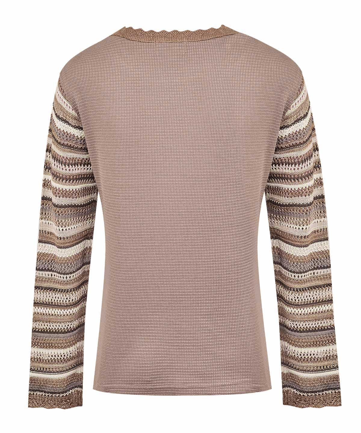 Polera Algodón Orgánico Mujer Acacia Café Rockford