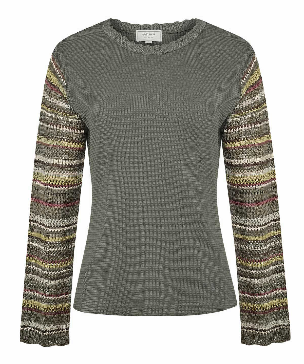 Polera Algodón Orgánico Mujer Acacia Verde Rockford