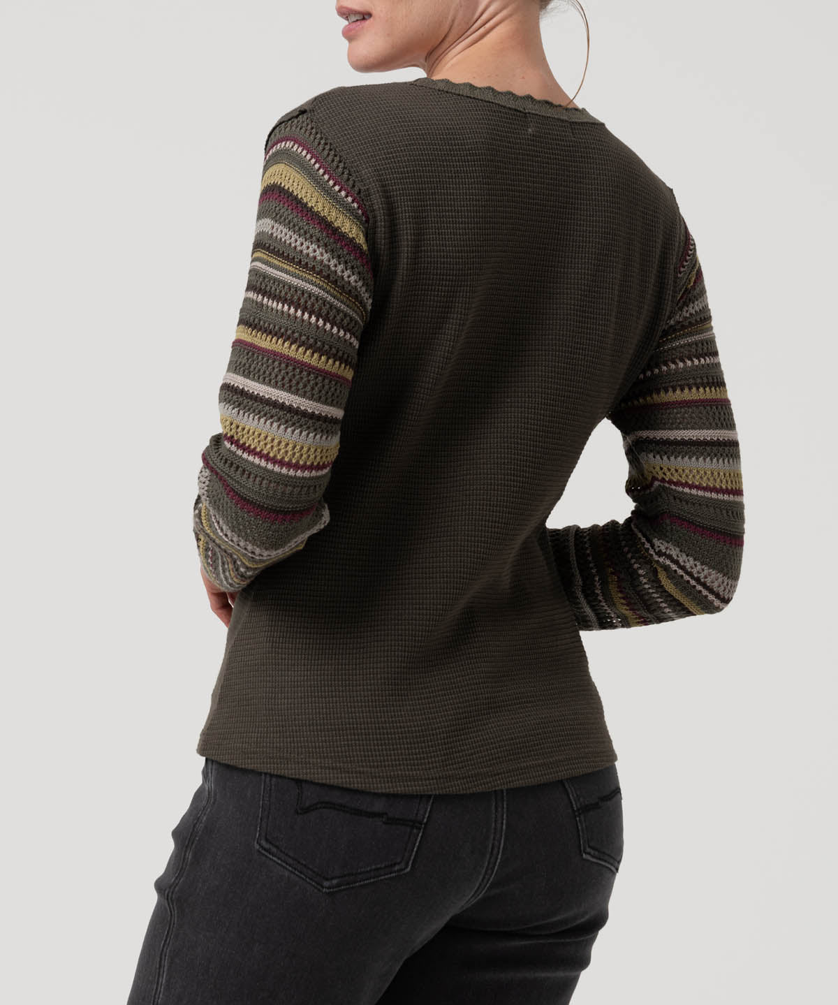 Polera Algodón Orgánico Mujer Acacia Verde Rockford