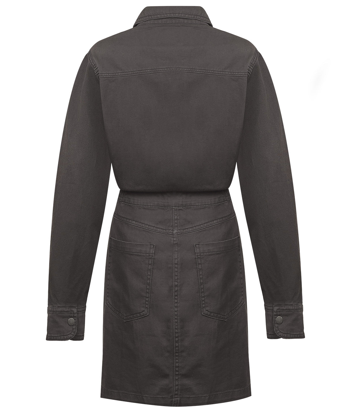 Vestido Algodón/Lino Mujer Rouri Gris Rockford