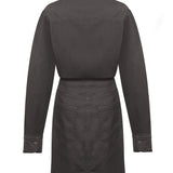 Vestido Algodón/Lino Mujer Rouri Gris Rockford