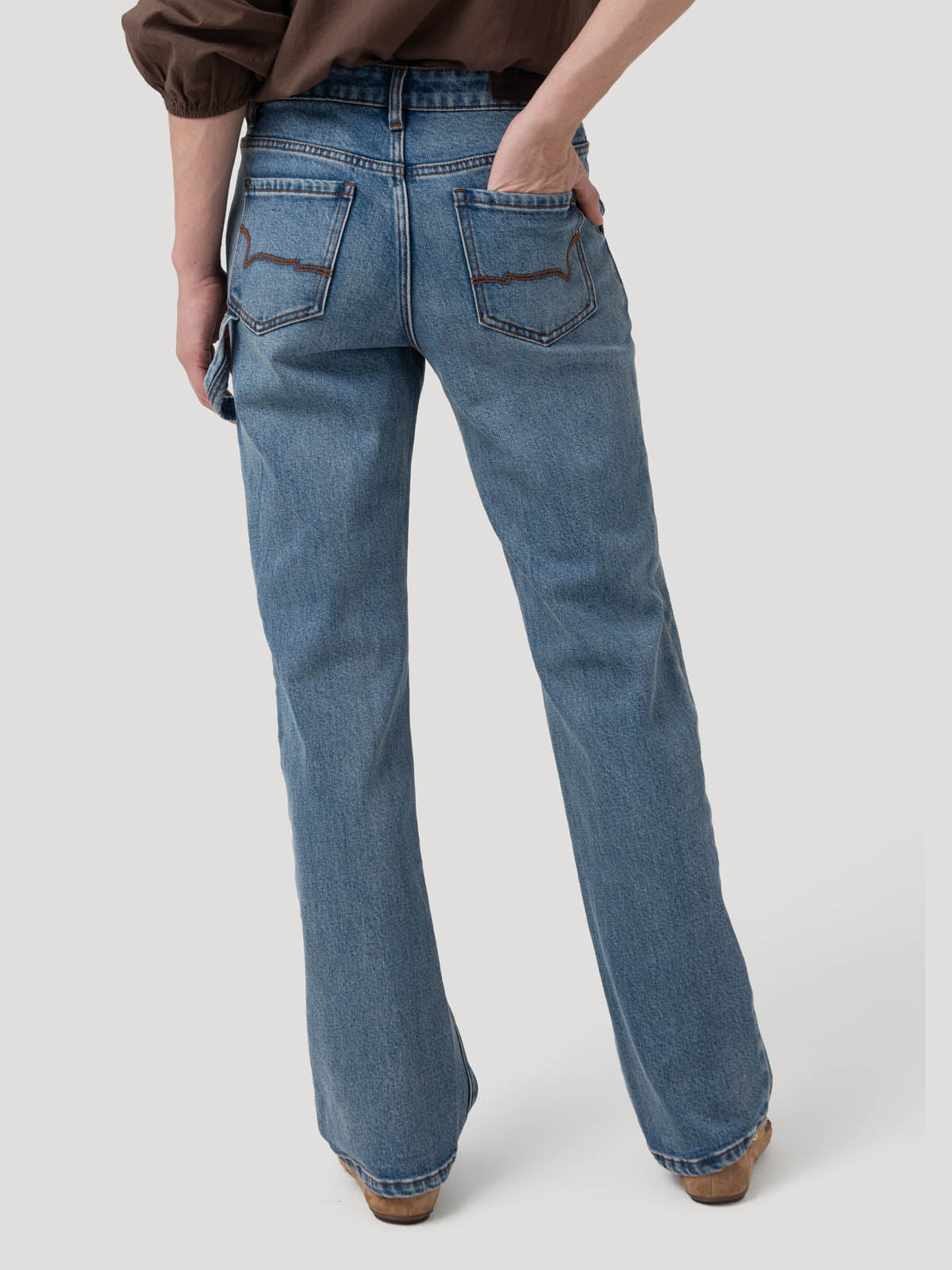 Jeans Algodón Reciclado Mujer Moon Azul Rockford
