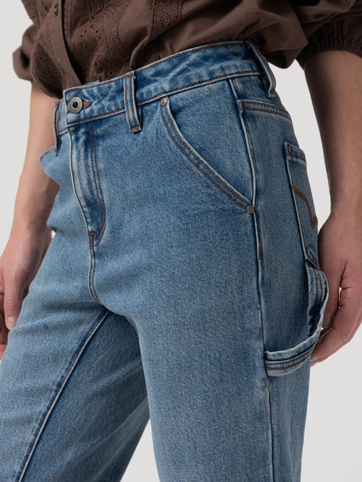 Jeans Algodón Reciclado Mujer Moon Azul Rockford