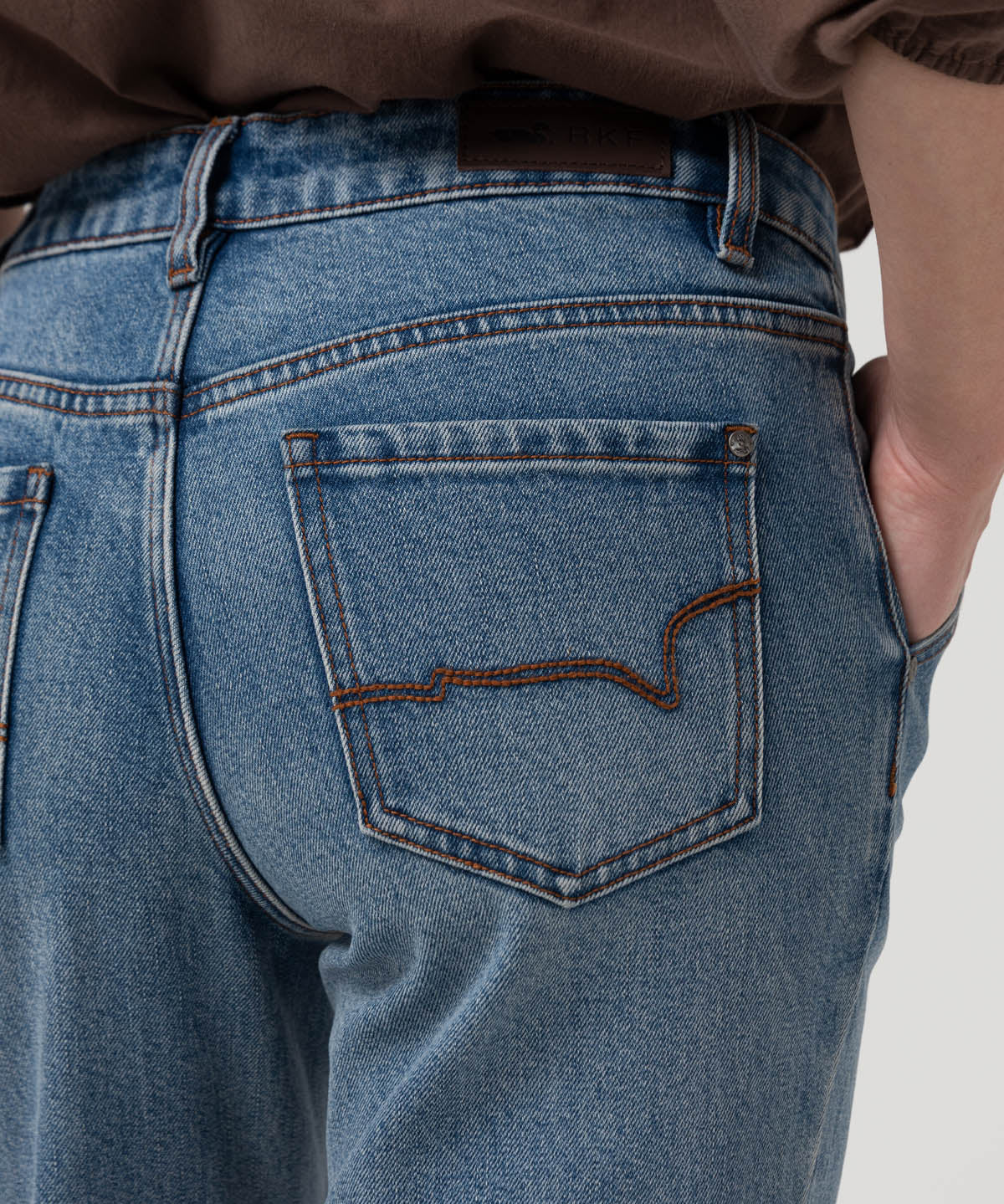 Jeans Algodón Reciclado Mujer Moon Azul Rockford