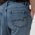 Jeans Algodón Reciclado Mujer Moon Azul Rockford