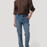 Jeans Algodón Reciclado Mujer Moon Azul Rockford