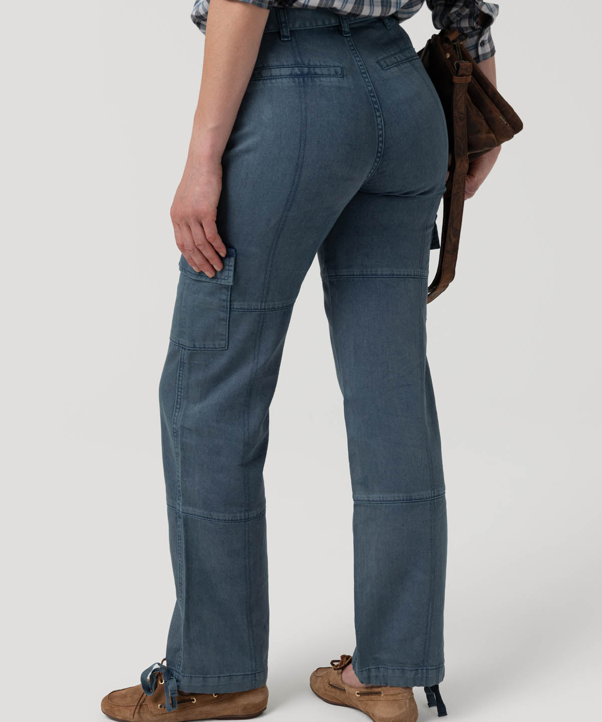 Jeans Algodón/Lino Mujer Glacier Azul Rockford