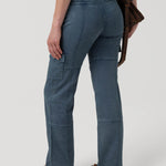 Jeans Algodón/Lino Mujer Glacier Azul Rockford