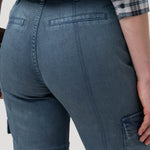 Jeans Algodón/Lino Mujer Glacier Azul Rockford