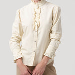 Blusa Algodón Orgánico Mujer Borage Blanco Rockford