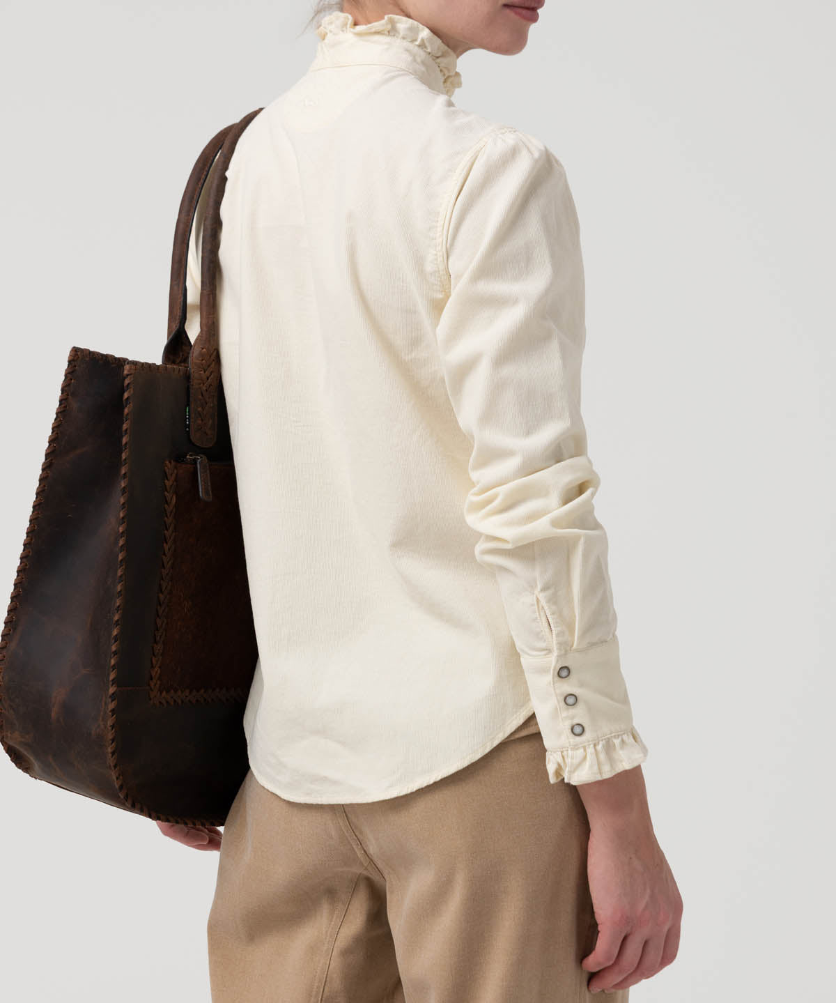 Blusa Algodón Orgánico Mujer Borage Blanco Rockford