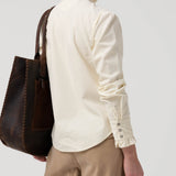 Blusa Algodón Orgánico Mujer Borage Blanco Rockford