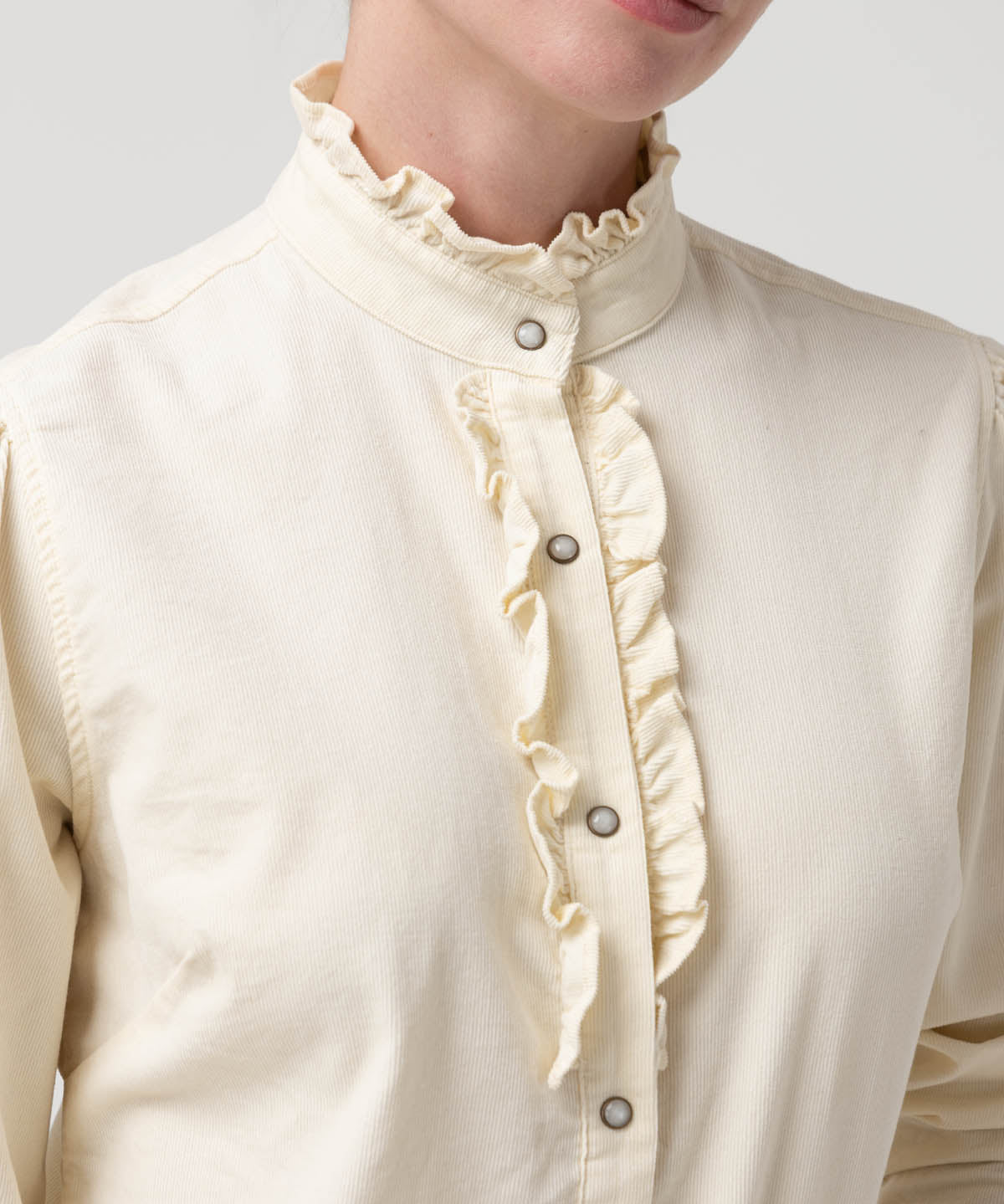 Blusa Algodón Orgánico Mujer Borage Blanco Rockford