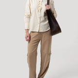 Blusa Algodón Orgánico Mujer Borage Blanco Rockford