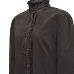 Blusa Algodón Orgánico Mujer Borage Café Rockford