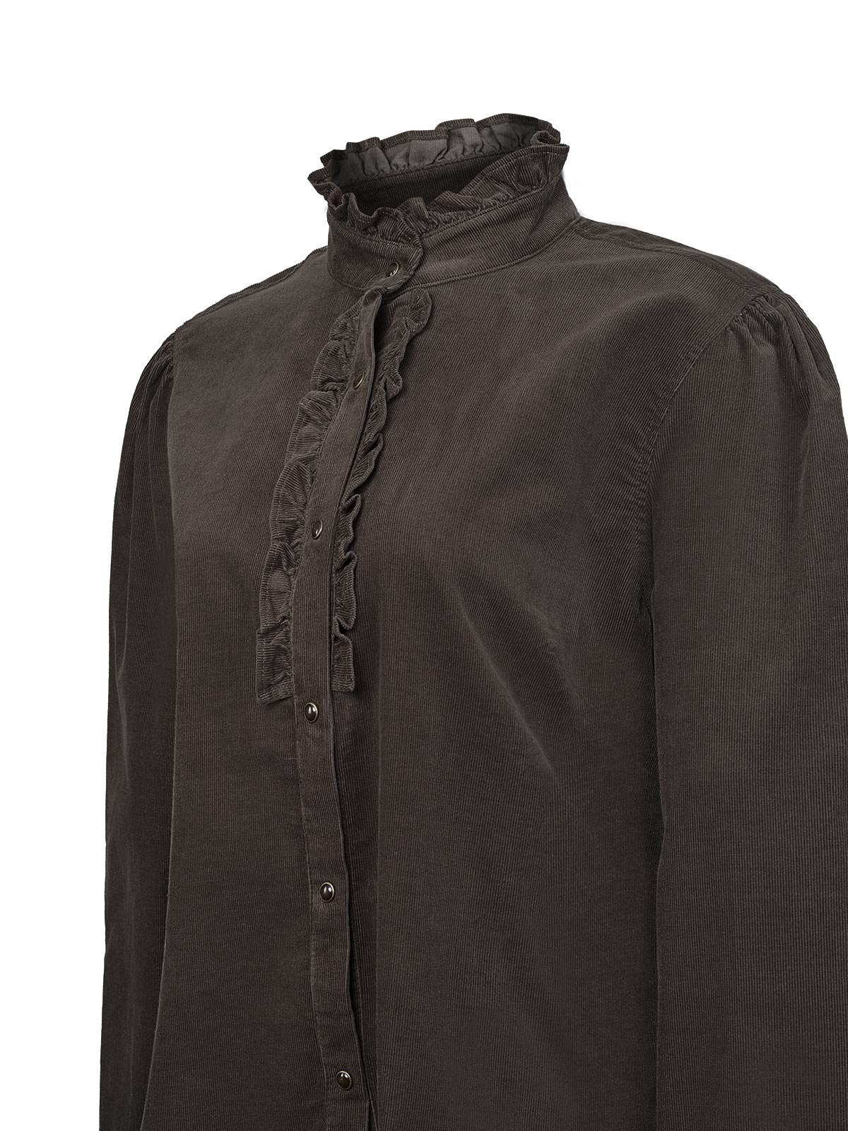 Blusa Algodón Orgánico Mujer Borage Café Rockford