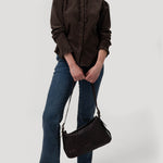 Blusa Algodón Orgánico Mujer Borage Café Rockford