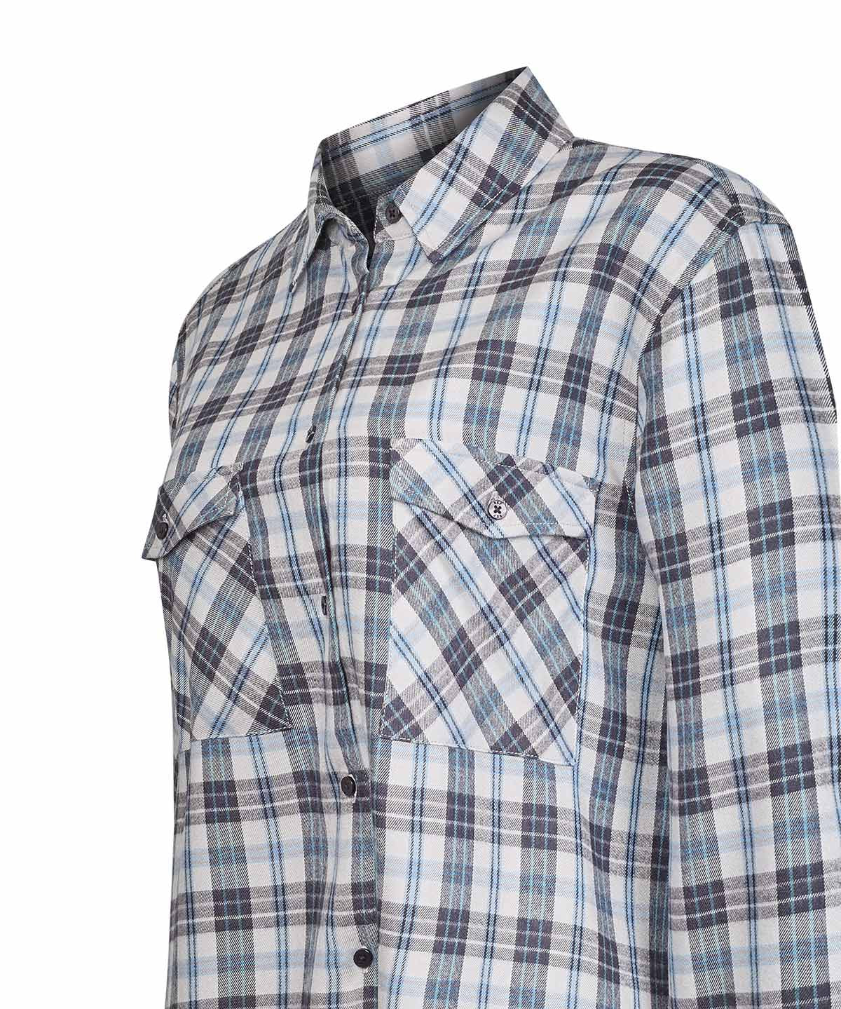 Blusa Rayon Mujer Magno Gris Rockford