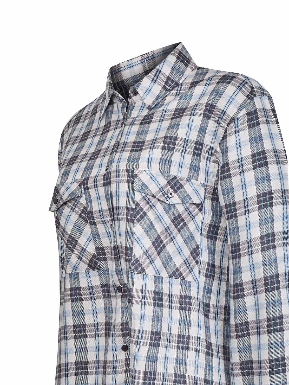 Blusa Rayon Mujer Magno Gris Rockford