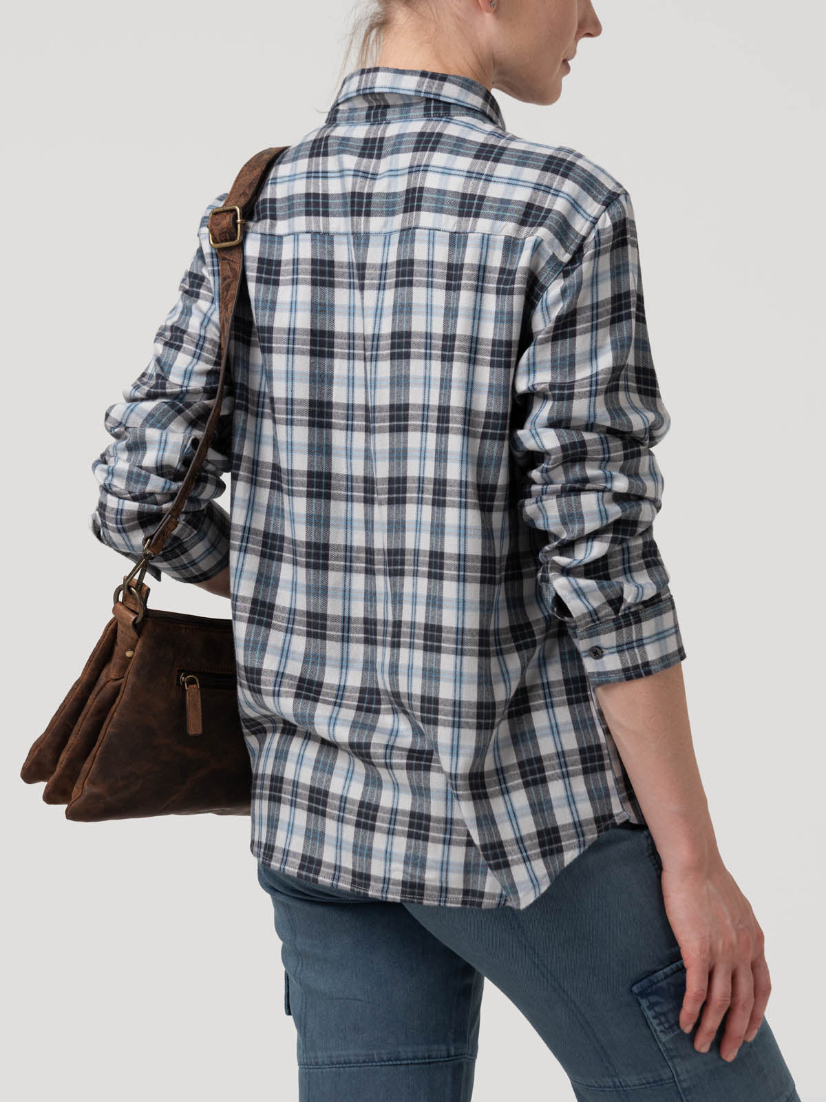 Blusa Rayon Mujer Magno Gris Rockford