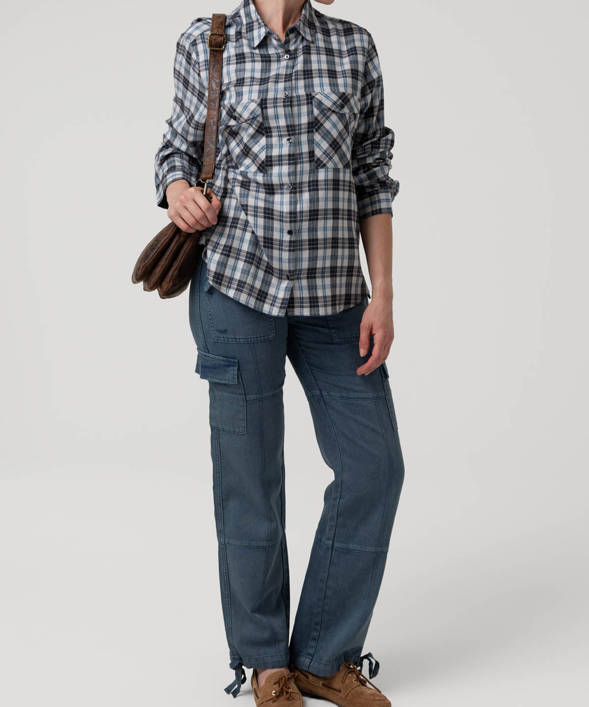Blusa Rayon Mujer Magno Gris Rockford