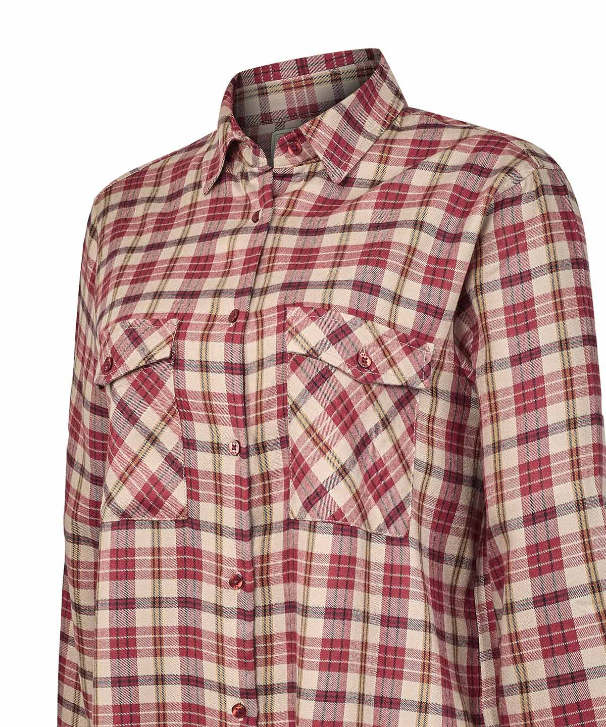 Blusa Rayon Mujer Magno Roja Rockford