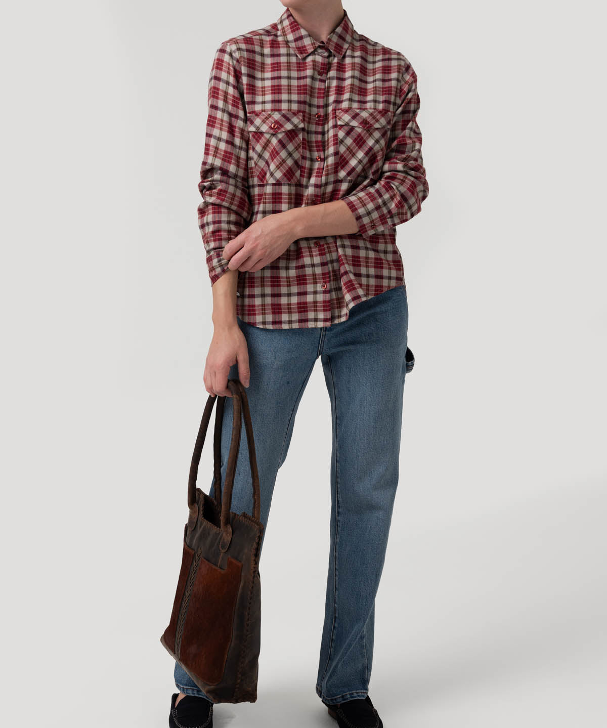 Blusa Rayon Mujer Magno Roja Rockford
