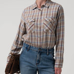 Blusa Rayon Mujer Magno Café Rockford