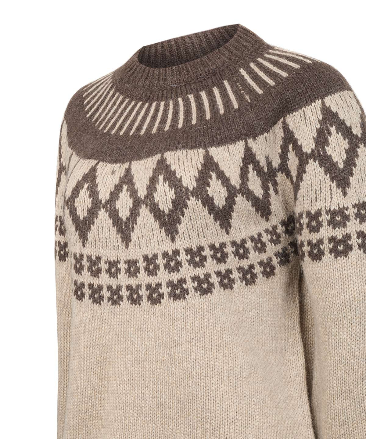 Sweater Alpaca Mujer Foggia Beige Rockford