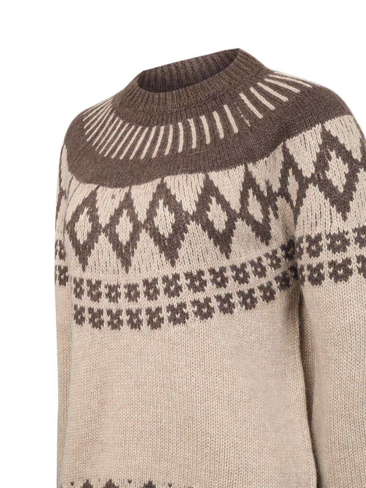 Sweater Alpaca Mujer Foggia Beige Rockford