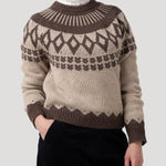 Sweater Alpaca Mujer Foggia Beige Rockford