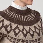 Sweater Alpaca Mujer Foggia Beige Rockford