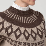 Sweater Alpaca Mujer Foggia Beige Rockford