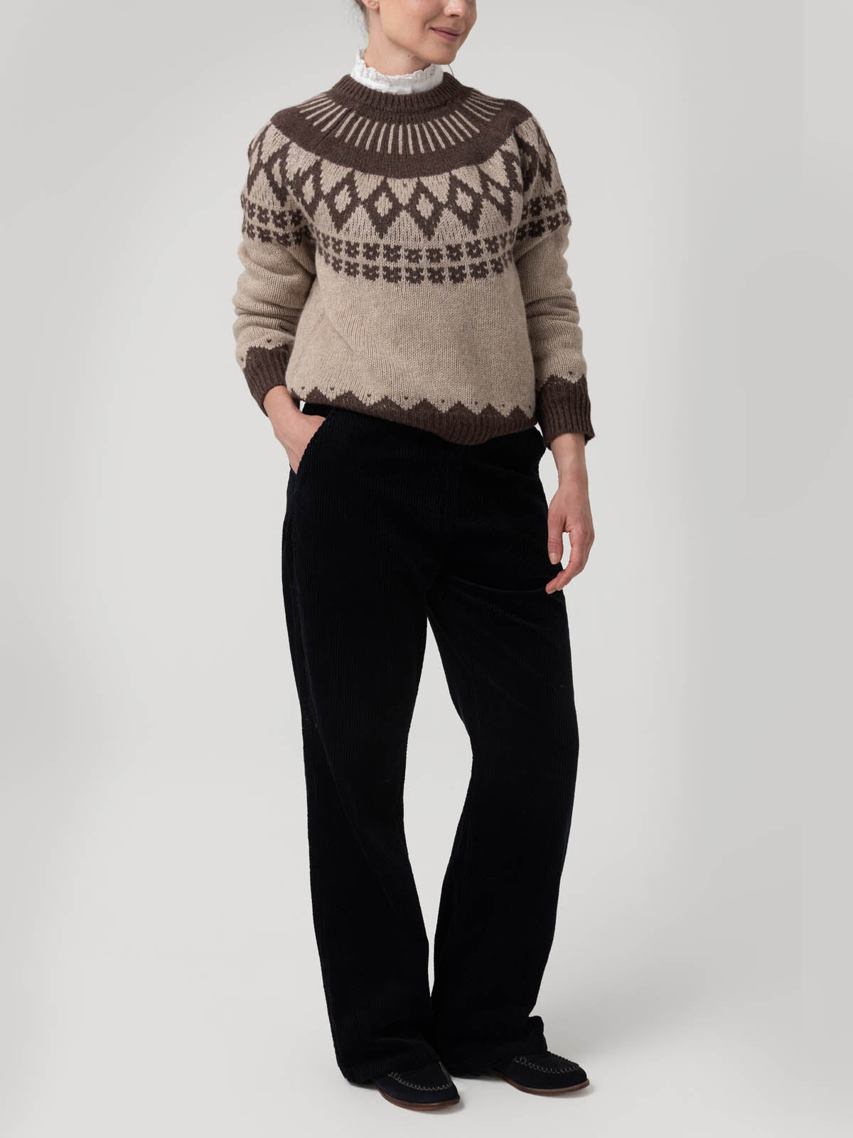 Sweater Alpaca Mujer Foggia Beige Rockford