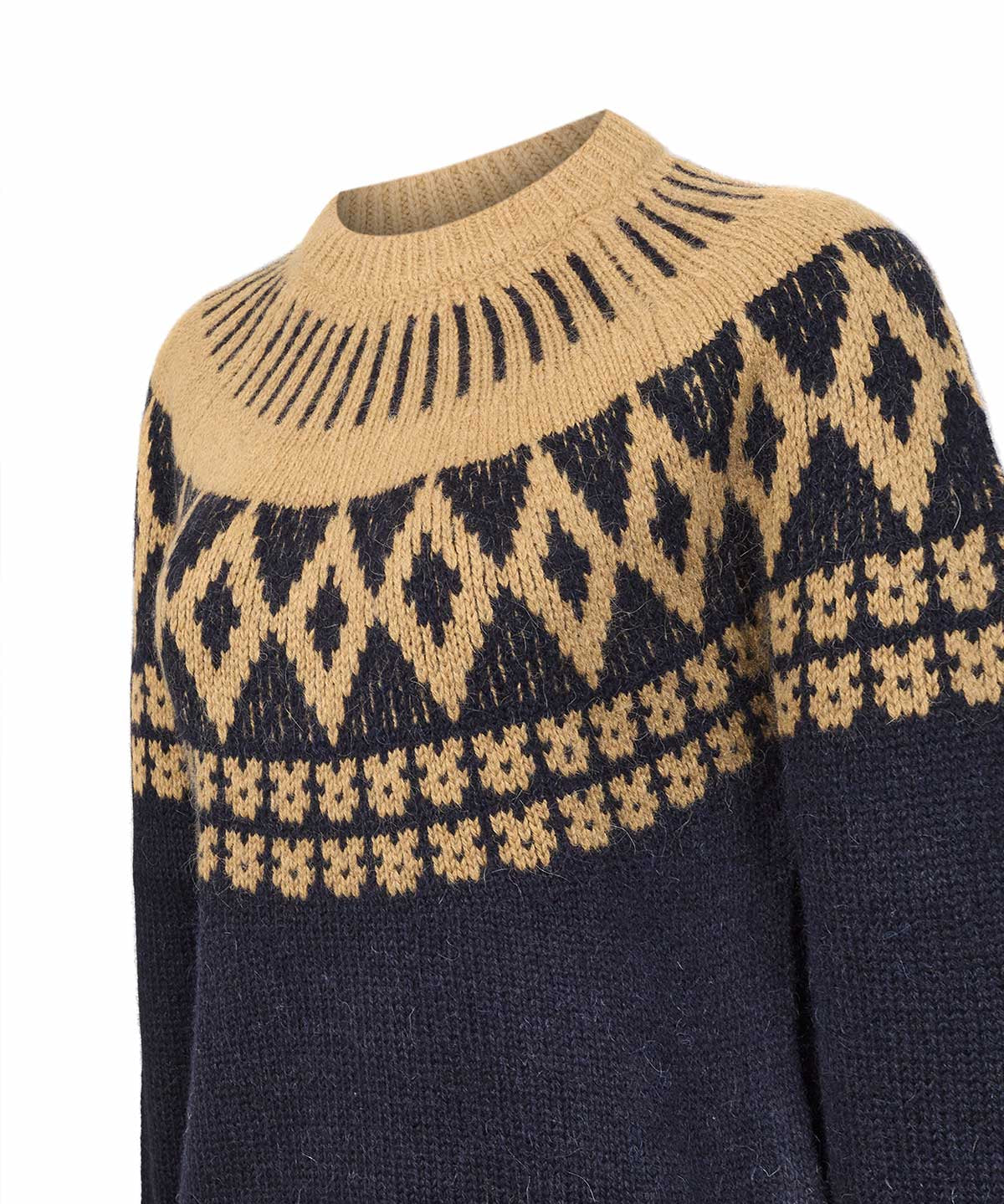 Sweater Alpaca Mujer Foggia Azul Rockford