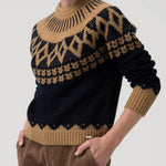 Sweater Alpaca Mujer Foggia Azul Rockford