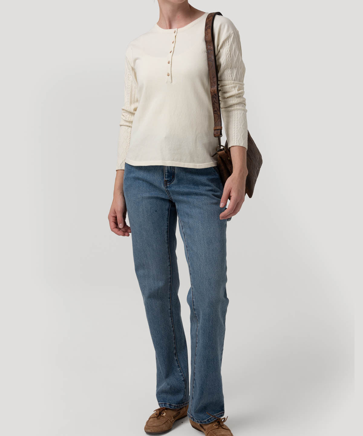 Polera Algodón Mujer Olmo Blanco Rockford