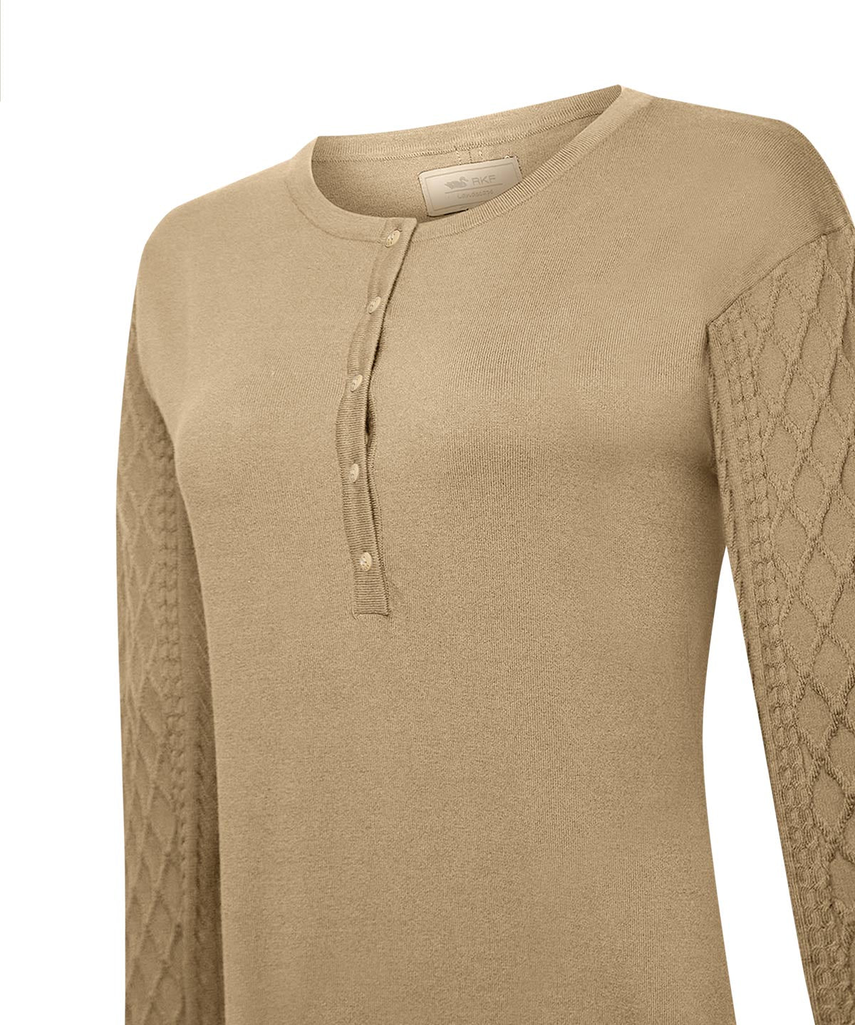 Polera Algodón Mujer Olmo Café Rockford