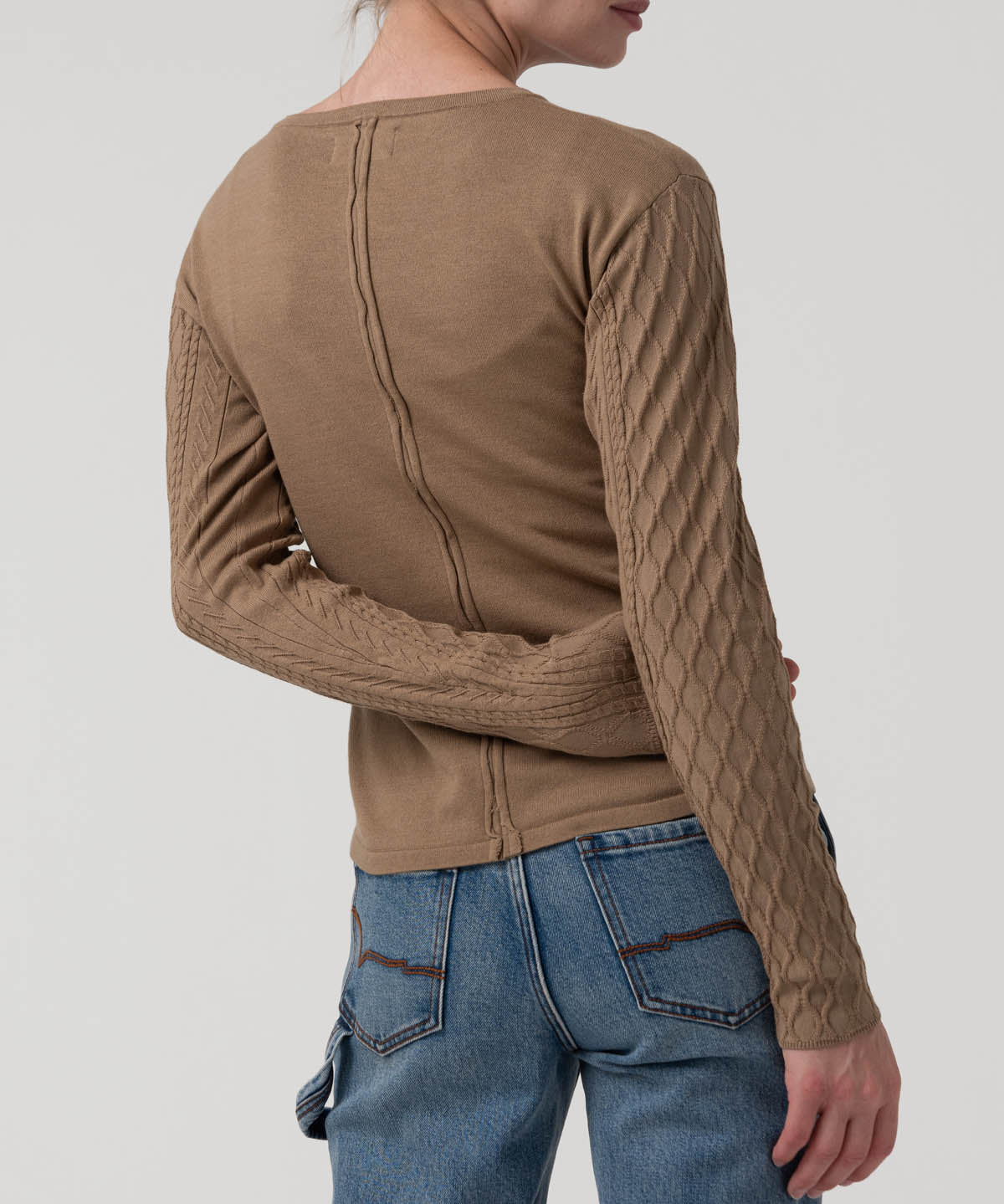Polera Algodón Mujer Olmo Café Rockford