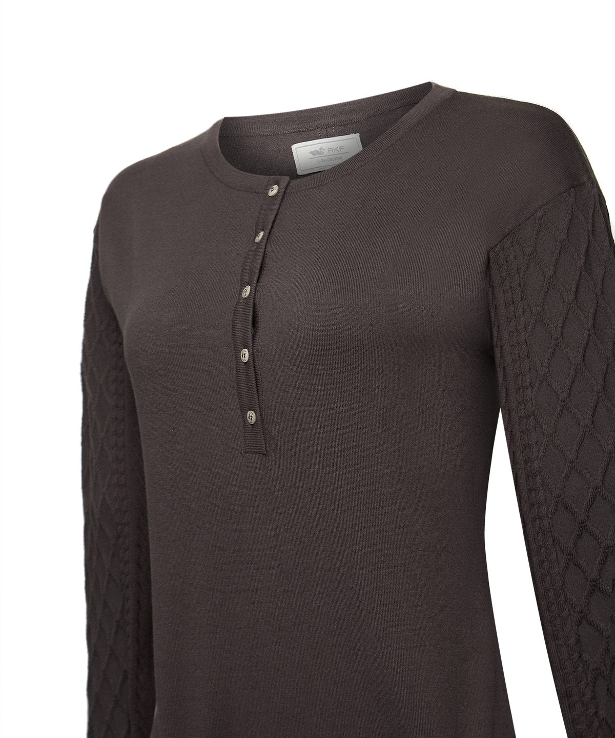 Polera Algodón/Poliéster Mujer Olmo Café Rockford