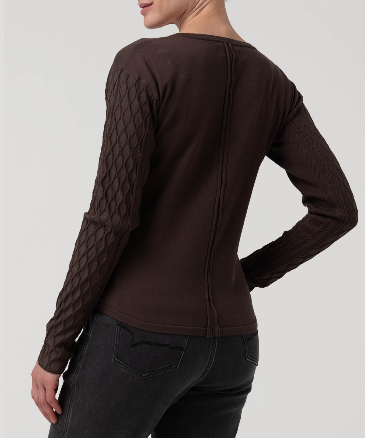 Polera Algodón/Poliéster Mujer Olmo Café Rockford